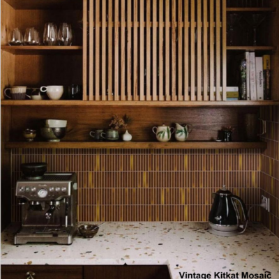 Vintage Kitkat Mosaic (glassy)